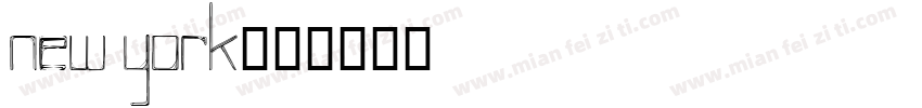 New York字体转换